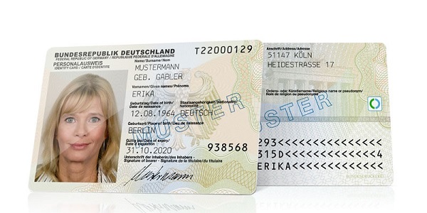 Elekronischer Personalausweis in Deutschland erlaubt