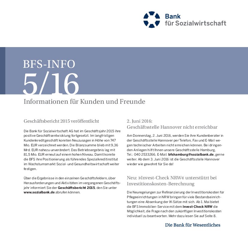 BFS-Info 5/16