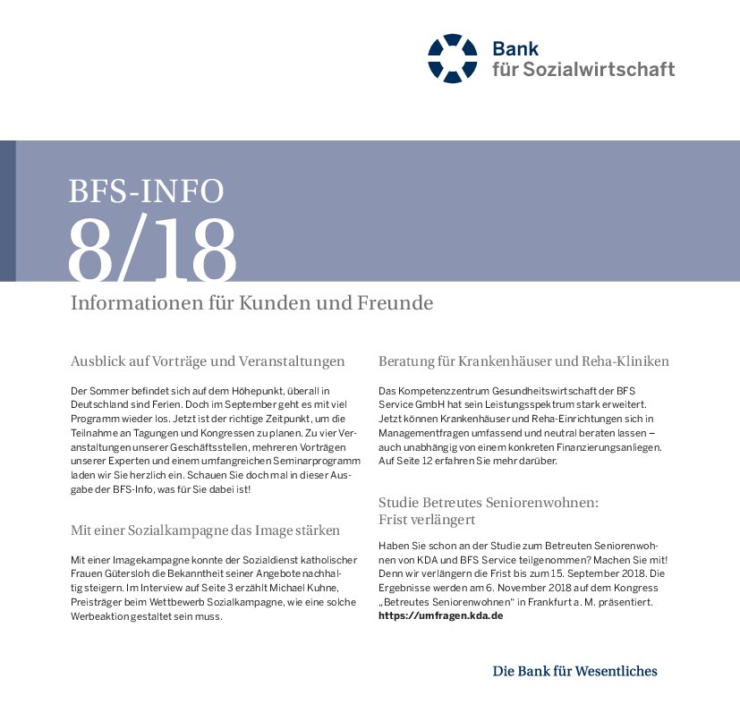 BFS-Info 8/18