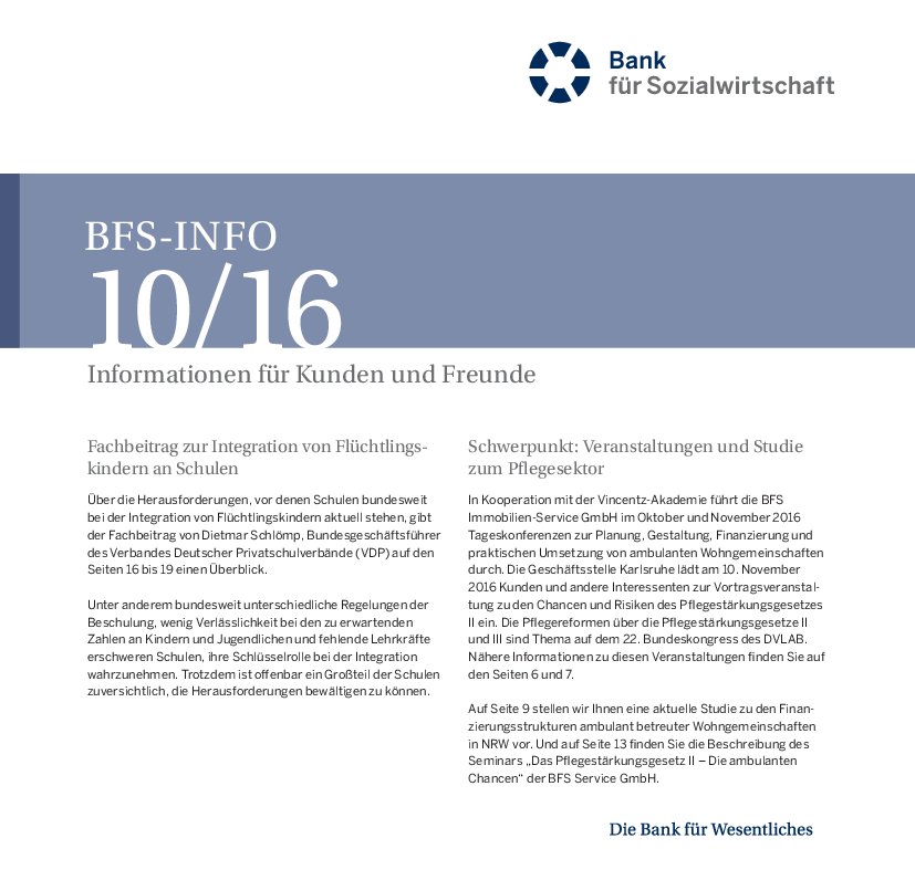 BFS-Info 10/16