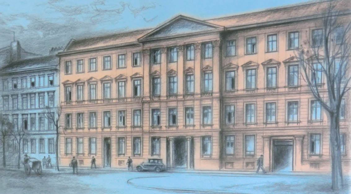 Gebäude der Bank für Sozialwirtschaft 1923